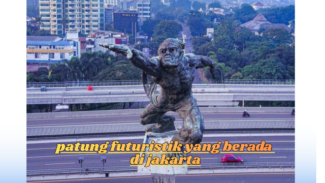 patung yang futuristik